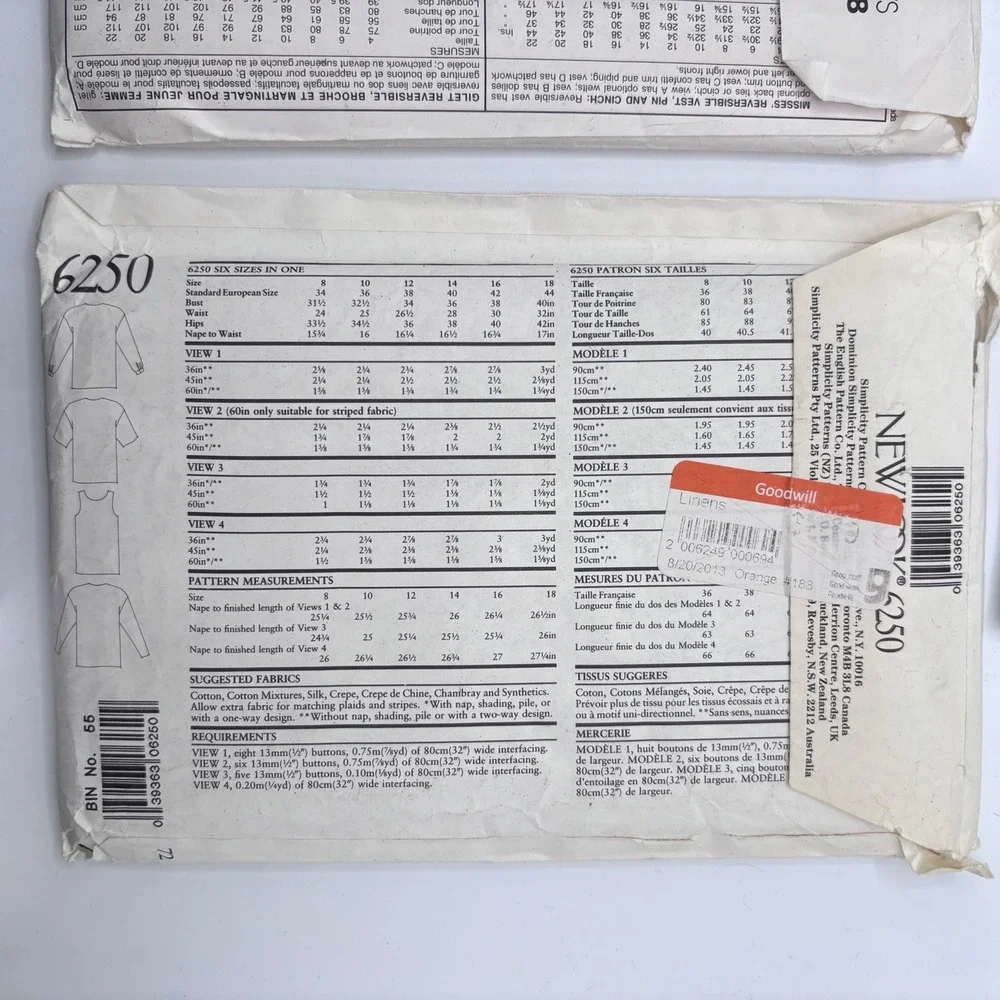 McCalls mccalls m4922